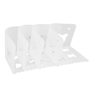 Imagem de Generic Titulares de Lençóis Instalados de Canto, Titulares de Folhas de Bloqueio 4pcs Anti -deslize Plástico Leve para Casa (Transparente)