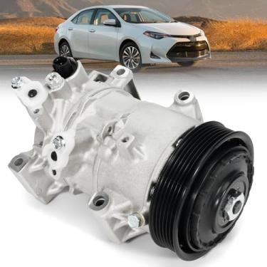 Imagem de VORGENS Compressor A/C serve para Toyota Corolla 1.8L, 2014-2019| Corolla iM 1.8L, 2017-2018 - Substitui 88310-02850 88310-02851 88310-02852 88310-12B30 CO. -2919 Compressor de ar condicionado 8C