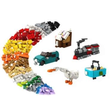 Imagem de Blocos De Montar Infantil 300 Peças Tradicional Coloridas - Xalingo