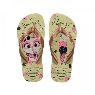 Imagem de Chinelo Dedo Borracha Infantil Menina Havaianas Kids Top Pets-Feminino