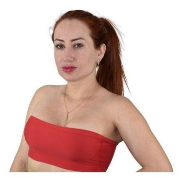 Imagem de Top Modelo Mulher Sensual Coladinho Peito Desenhado - Z39 - Fanáticos 
