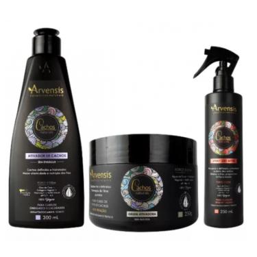 Imagem de Kit Arvensis Ativador Ondulado Geleia Alta Fixação Day After