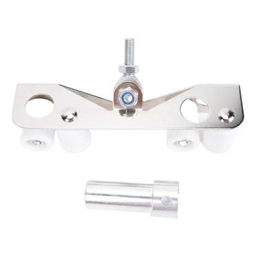 Imagem de Garosa Rolo de Canto Interno para Drywall, Rolo de Canto de Aço Inoxidável de Material PTFE Com Dispositivo de Fixação de Rosca, para Colar Fita na Parede e Espremer o Excesso de Lama