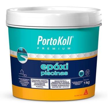 Imagem de Rejunte Especial Piscinas Epoxi Portokoll Premium Azul Royal - Sika