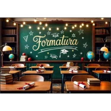 Imagem de Fundo Fotográfico Formatura Cenário Tecido 1,20 x 1,70m - Fadrix, FFOR