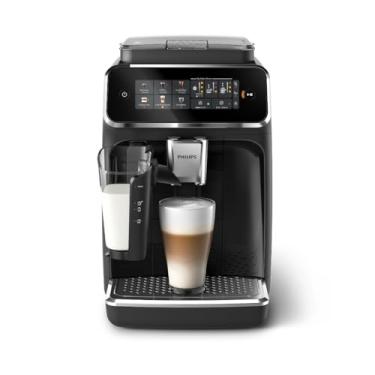 Imagem de PHILIPS 3300 Series - Máquina espresso totalmente automática - sistema de leite LatteGo, 5 variedades de café, visualização intuitiva ao toque, SilentBrew, moinho 100% cerâmica, filtro AquaClean,