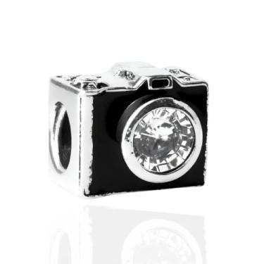 Imagem de Berloque Câmera Fotográfica Banhado a Prata 925 Pingente
