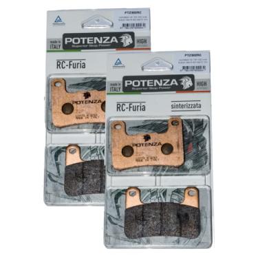 Imagem de POTENZA Kit Pastilha de Freio Sinterizada HH Série Xtreme RC, Dianteira, para GSX-R750, GSX-R1000, GSX-1300R Hayabusa, DL1000 V-Strom ABS, Versys 1000 2019+, Zx10r