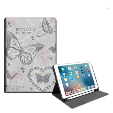 Imagem de Yzlvigrous Capa para ipad Mini 7 Gen 2024/ipad Mini 6 Gen 2021, Capa Fina de Suporte PU de 8.3 Polegadas com Despertar/sono Automático, Visualização em Vários Ângulos