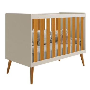 Imagem de Berço Americano Isis Areia Savana - Reller Móveis Areia Savana