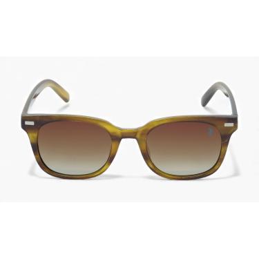 Imagem de Óculos de Sol Casual Polarizado Masculino Polo London Club, Lente UV400 Kit contém Case Couro ECO (Caramelo)