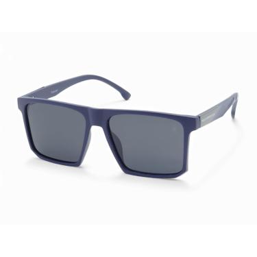 Imagem de Óculos de Sol Casual Polarizado Masculino Polo London Club, Lente UV400 Kit contém Case Couro ECO (Marinho)