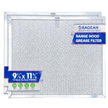 Imagem de Bagean Filtros de ventilação para exaustor de fogão 25,1 cm x 29,7 cm 97007894 compatível com substituição de filtro de exaustor Broan Range - Tela de filtro de exaustor Fit's Nutone Kitchen