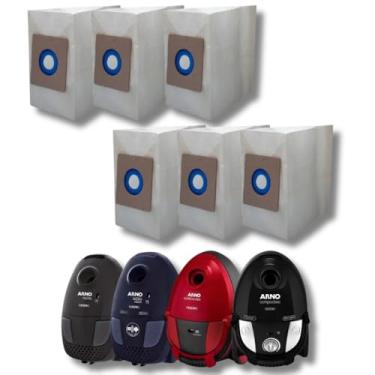 Imagem de Kit 6 Sacos Aspirador de Pó Descartável Compatível com Modelos Arno ​​Nitro Nit1 1300w Nitro Nit2 1400w Compacteo Com1 1500w Compacteo Com2 1600w