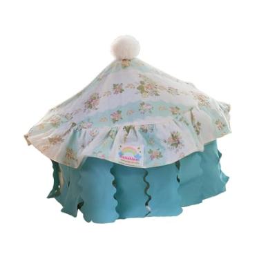 Imagem de Fxzqgnh Casinha de Brincar para Animais de Estimação, Faça Você Mesmo, Antiderrapante, Fácil de Limpar, Acessório para Gaiola, de Descanso para Camundon, Azul