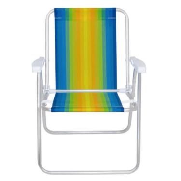 Imagem de Tela De Reposição Para Cadeira Alta Mor Azul E Amarelo 2200