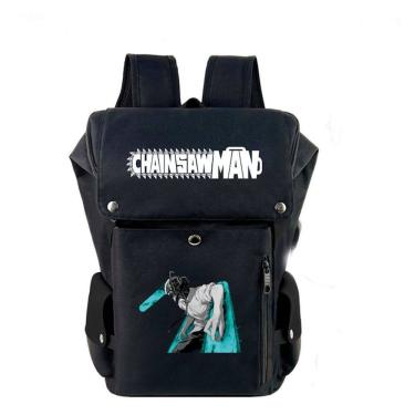 Imagem de Mochila escolar Anime Chainsaws Mans para crianças 35x18x45cm