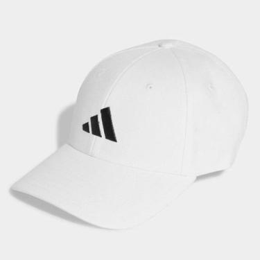 Imagem de Boné Adidas Essentials Logo, Branco, P/M