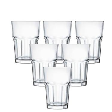 Imagem de Conjunto de Copos de Vidro, Alta Resistência, 350ml, para Suco Água Refrigerante, 3 ou 6 Unidades (6)