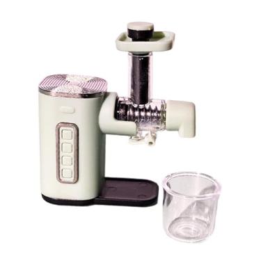 Imagem de Dynwave Miniatura de espremedor de frutas em escala 1:12 para decoração de casa de bonecas, adereço para cena do dia a dia. Miniatura de espremedor de frutas, Luz Verde