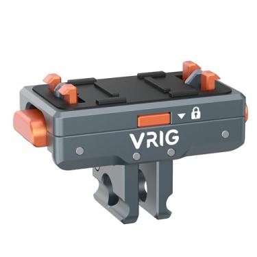 Imagem de Base magnética de liberação rápida VRIG X5 para Insta360 X5/X4 Air, suporte de trava de segurança de liga de alumínio para Insta 360 Ace Pro 2/Ace Pro/Ace, orifício de parafuso de 6 mm e adaptador de