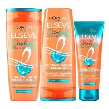 Imagem de Elseve Cachos Dos Sonhos Kit – Shampoo + Condicionador + Creme Noturno Kit-Unissex