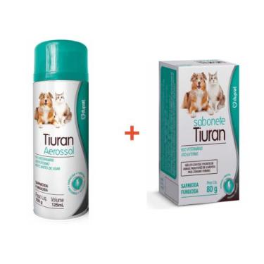 Imagem de Kit tiuran aerossol 125ml + sabonete 80g duprat