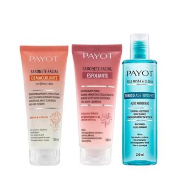 Imagem de Payot Facial Sab Dem 100ml + Sab Esf 100ml + Pele Mista e Oleosa Tônic