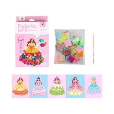 Imagem de Pacote De Brinquedos De Adesivos DIY Para Meninas, Fantasia De Princes
