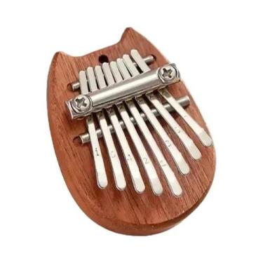 Imagem de Mini Kalimba De 8 Teclas Piano De Dedo Portátil Instrumento Musical Pr