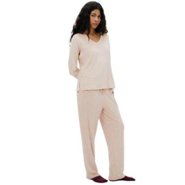Imagem de Pijama Feminino Longo Hering - Plush-Unissex