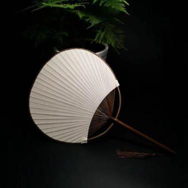 Imagem de Leque De Papel De Bambu Chinês Para Dança, Estilo Japonês, Lembranças 