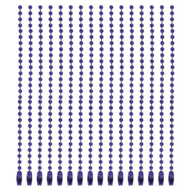 Imagem de Generic 20 peças corrente de contas de bola de 12 cm de 5 polegadas, corrente de bola de metal com conectores para pendurar ornamento, joias, colar, etiqueta de cachorro, chaveiro, decoração de Natal