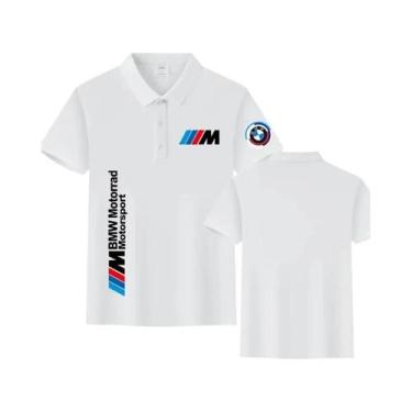 Imagem de Camisa Polo De Manga Curta Unissex BMW Motorrad Para Equipes De Motoci