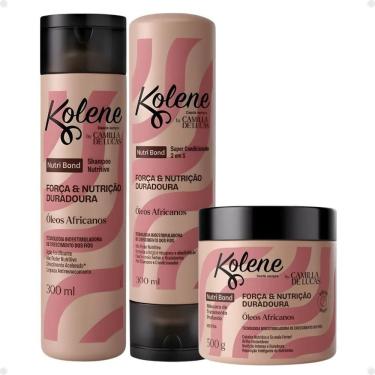 Imagem de Kit Kolene By Camilla De Luccas Nutri Bond: Shampoo, Condicionador 300ml e Máscara 500g
