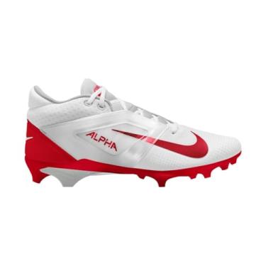 Imagem de Nike Chuteiras Alpha Menace 4 Elite (FD7036-600, University Red/Team Red/Black/White), Branco/vermelho universitário/pó fóton/vermelho universitário, 42