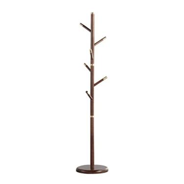 Imagem de SLGGPJBU Cabideiro de chão com economia de espaço, estilo nórdico, chapéu, bolsa de mão, suporte de armazenamento simples para quarto, hall de entrada, cabideiro, suporte de roupas