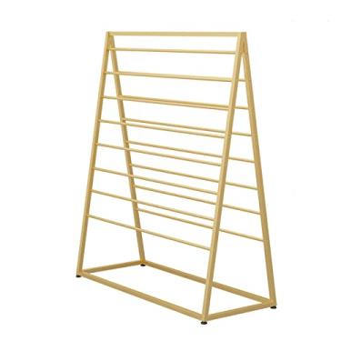Imagem de HHHJQFAAT Suporte vertical de lenço de dupla face, suporte de armazenamento multifuncional de grande capacidade de várias camadas para cobertor, lençóis, cintos, calças (cor: preto, tamanho: 80 cm