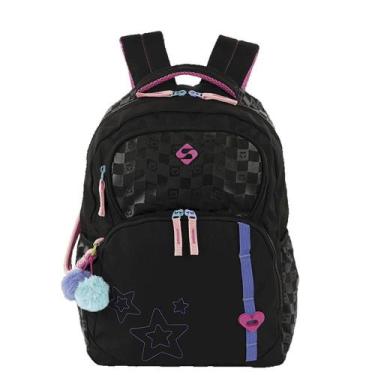 Imagem de Mochilas Sestini G Color Pop Unissex Preto