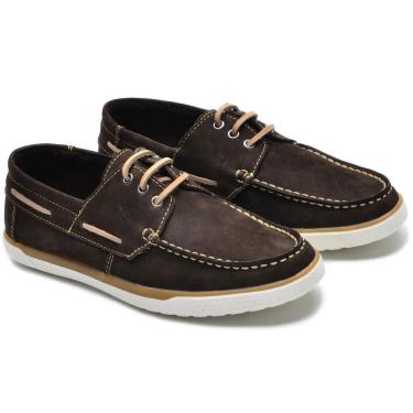 Imagem de Docksider Sapatênis Masculino Casual em Couro Confortável 37 ao 45-Masculino