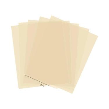 Imagem de Folhas De Acetato Transparentes Resistentes Ao Calor 8.5x11 Polegadas 