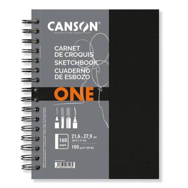 Imagem de Caderno Sketchbook Espiral A4 One 80 Folhas - Canson