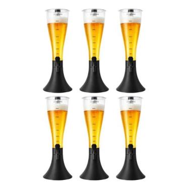 Imagem de Kit 6 Torre Chopp Refil Congelante 2,5l Vollekz