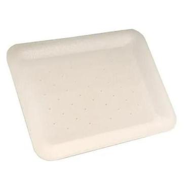 Imagem de Bandeja Isopor Absorvente Branca B03 Rasa (C20) Ultra 400Un - Brapack