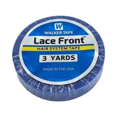 Imagem de Fita Adesiva Dupla Face Azul De 3 Jardas (1,27cm) Para Extensões De Ca