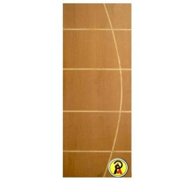 Imagem de Porta Lisa Frisada Belíssima 5 - Madeira, 80 cm, MOGNO