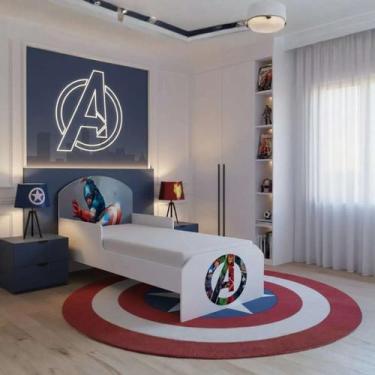 Imagem de Mini Cama Infantil Adesivada Divertida Crianças Várias Estampas - Anyb