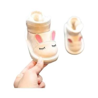 Imagem de Botas De Algodão Para Meninas, Moda De Inverno, Calçados Infantis Com 