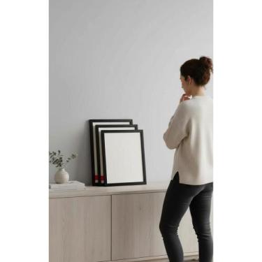 Imagem de 2x Kit 5 Molduras A3 30x42 Madeira Para Fotos E Diplomas - Congratulat