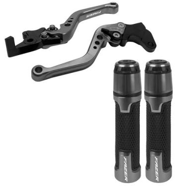 Imagem de Kit Esportivo Manete Manopla Fazer 250 150 a disco Gravado a laser - S